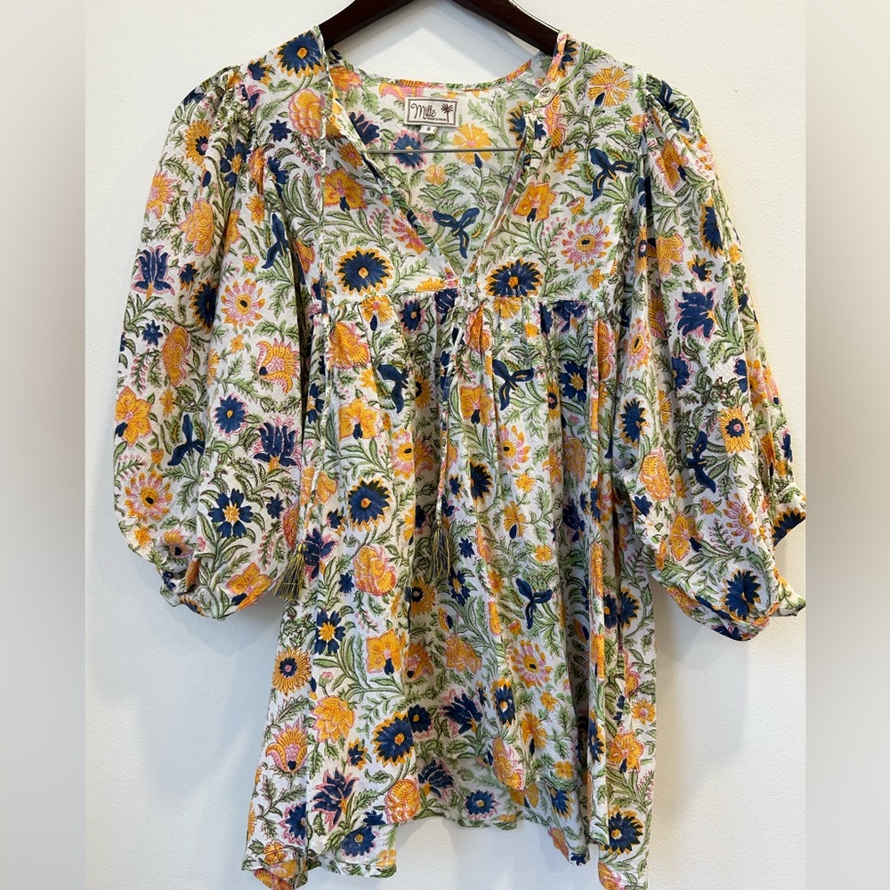 Mille Charlie Top in Floral. Size M. Perfect Condition.